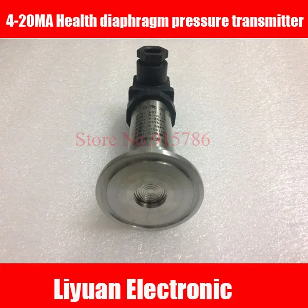 

4-20MA Health diaphragm pressure transmitter / level sensor membrane / clamp structure level transmitter
