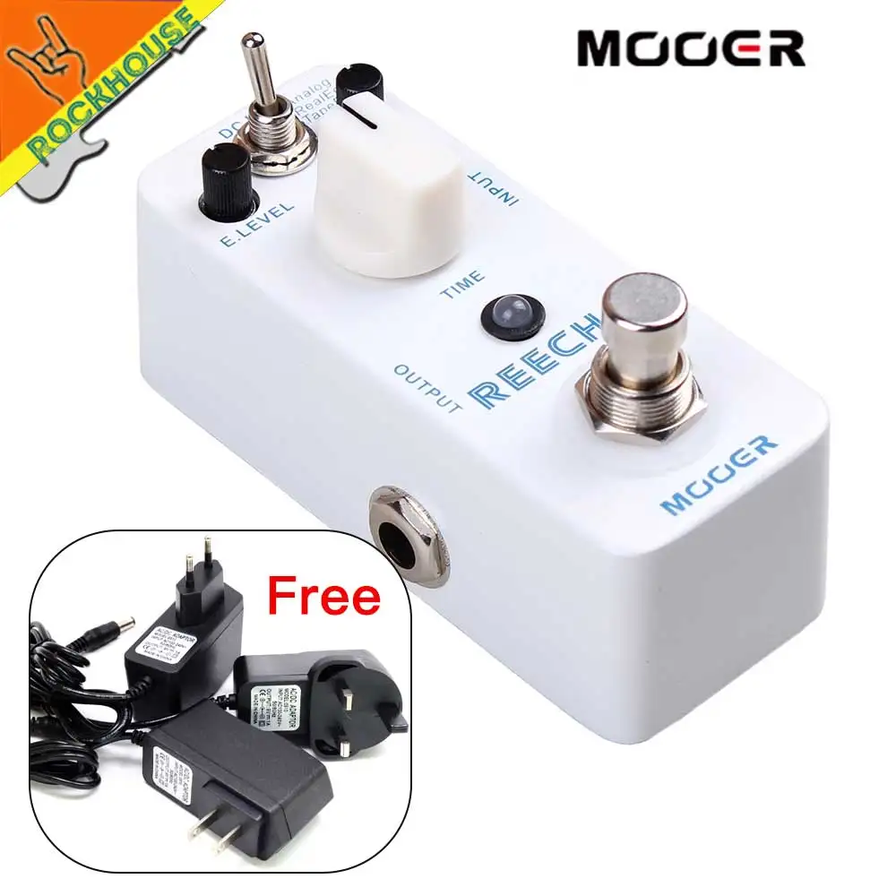 MOOER Reecho Echo Delay Guitar Pedal with Analog Real EchoTape Echo 3 Delay Modes 780ms Delay time True Bypass Free Shipping MOOER Reecho Echo Delay Guitar Pedal with Analog Real EchoTape Echo 3 Delay Modes 780ms Delay time True Bypass Free Shipping