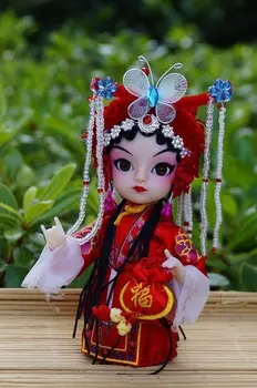 

Ancient Chinese Bride Peking Opera Performers Doll Beauty Artistic Home decor