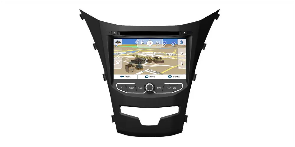 Sale Liislee Car Android Multimedia For SSangYong Korando 2013~2015 Radio CD DVD Player GPS Navi Navigation Audio Video Stereo System 16