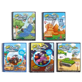 

Reusable DIY Magic Water Drawing Coloring Book Doodle With Pen Painting Drawing Board Kids Children Education Toy
