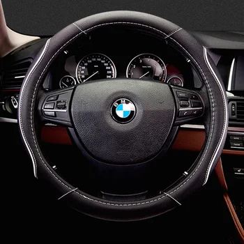 

Car steering wheel cover layer cowhide four seasons universal sports men and women of the new four seasons sets