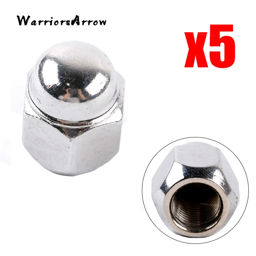 Buy 5Pcs Wheel Hub Chrome Lug Bolt Nut For Subaru