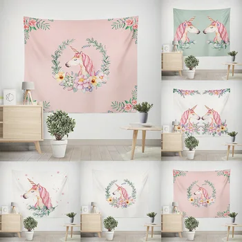 

200x150CM Unicorn Theme Backdrop Photo Backdrop Wall Decoration Kids Birthday Party Baby Shower Party Decoration Supplies