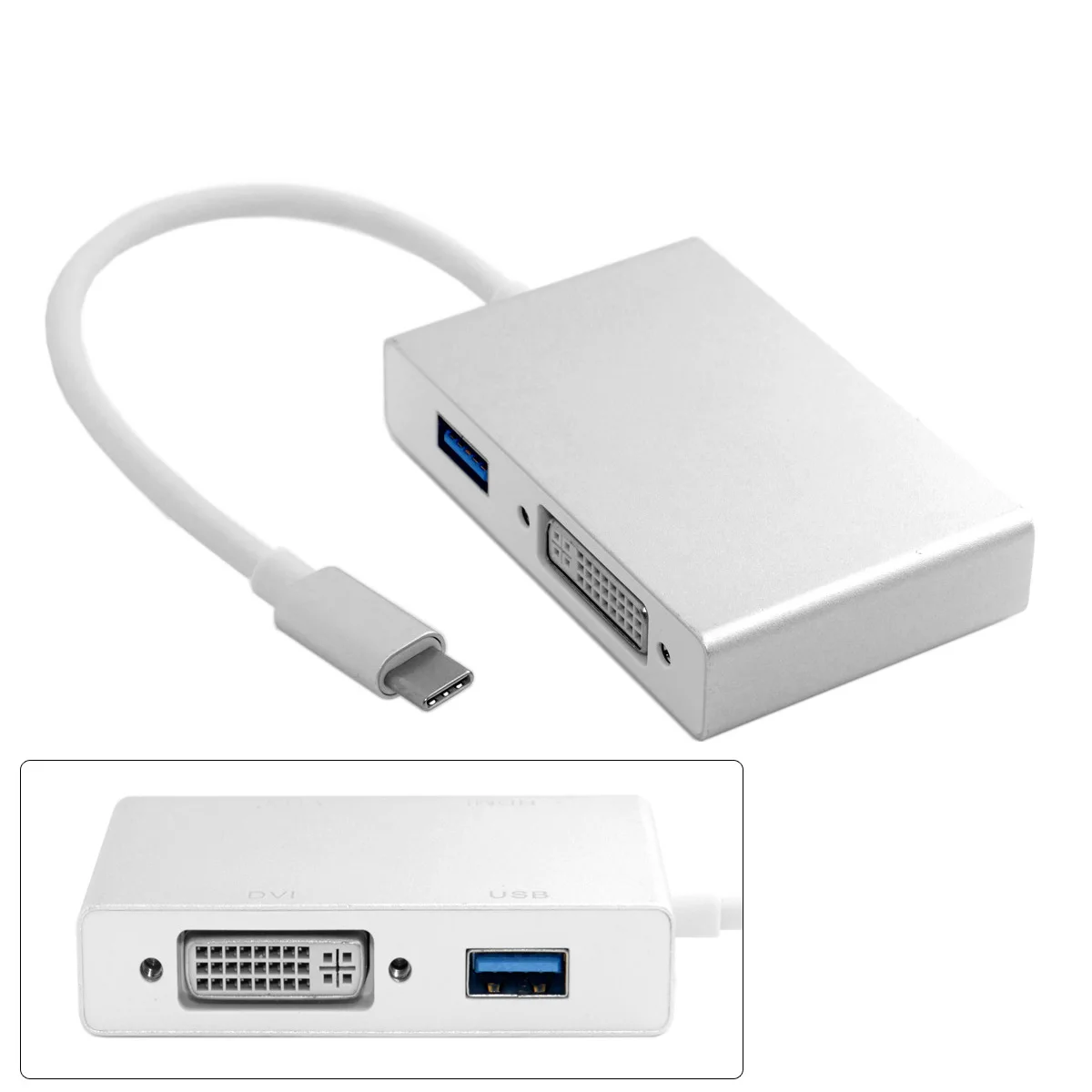 

USB Type C to HDMI Cable Adapter USB 3.1 to VGA HDMI Adapter Male to Female Converter for Laptop & Notebook USB OTG HDMI DVI VGA