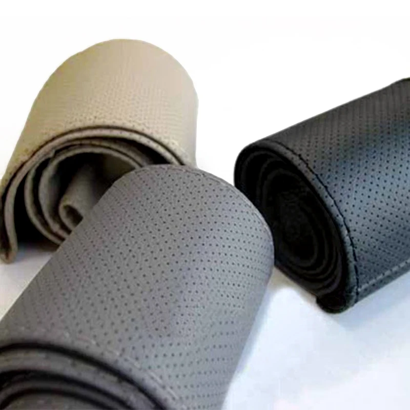 Автостайлинг 1 шт. искусственная кожа ручная строчка для Ford focus 2 3 fiesta Mazda 6 Opel astra h