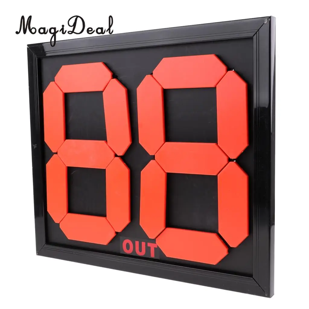 MagiDeal Football Substitution Card Soccer Substitution Board Fluorescent Display - Anti-aging, Beautiful and Practical