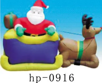 Счастливые надувные рождественские украшения, надувные игрушки, веселые украшения
