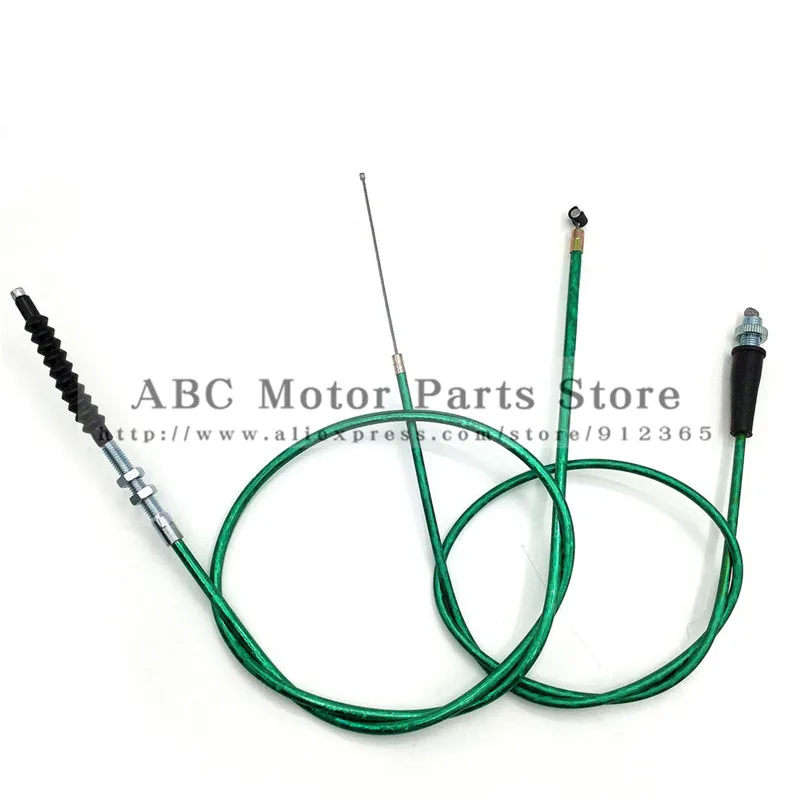 

Green Throttle Clutch Cable For Kayo Pit Dirt Motor Bike Motorcycle XR50 CRF50 CRF70 KLX 110 125 SSR TTR BBR Horizontal Engine
