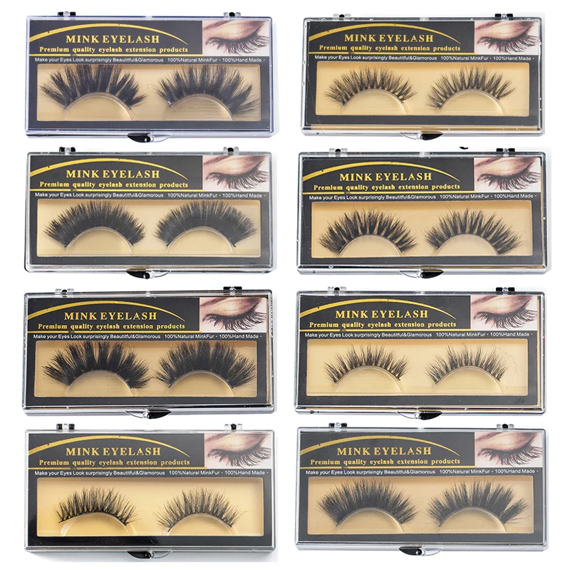

25mm Mink Eyelashes Cruelty Free False Eyelashes Crisscross Natural Fake lashes Makeup 3D Mink Lashes Extension Soft Eyelash