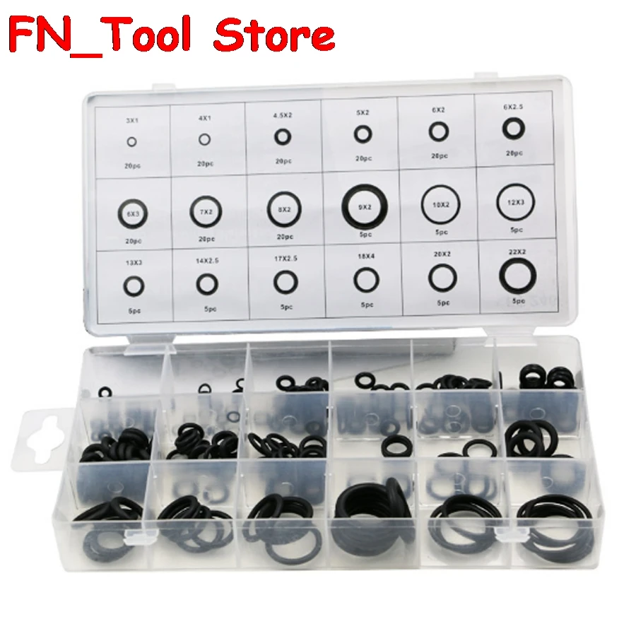 225pcs Seal ring O type machine repair accessories O ring seal Hardware