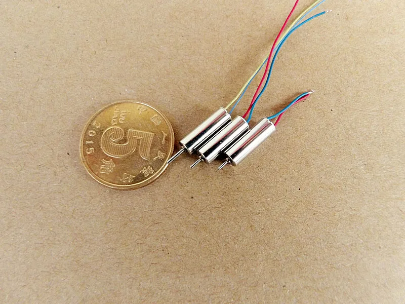 Бесплатная доставка 5 шт. 4*12 мм DC3.7V 68000 об./мин. Малый Неодимовый Утюг Бора Сильный магнитный двигатель, полая чаша для полета