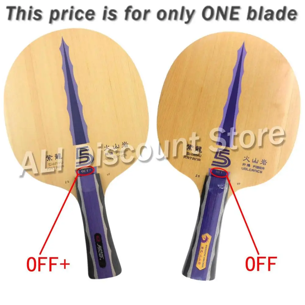 

Galaxy Milky Way Yinhe Shiryu Katana Z5.VF Volcanics Fiber Table Tennis Blade for Ping Pong Racket