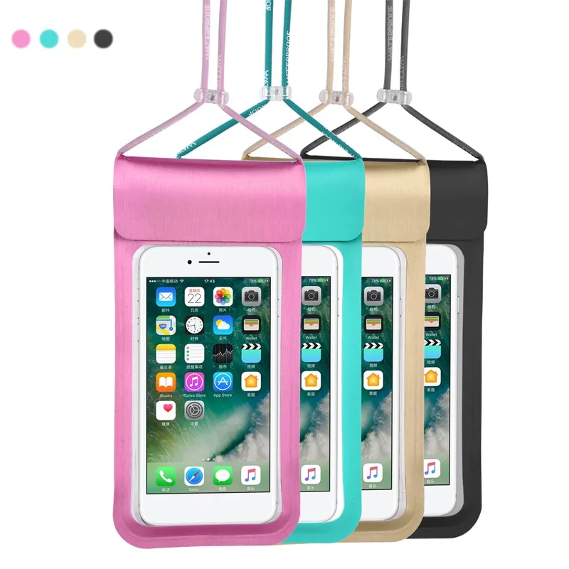 P8 waterproof bag Waterproof Bag Phone Pouch Cover Mobile Case Beach Outdoor Swimming Pool Snorkeling Mobile Phone Bag