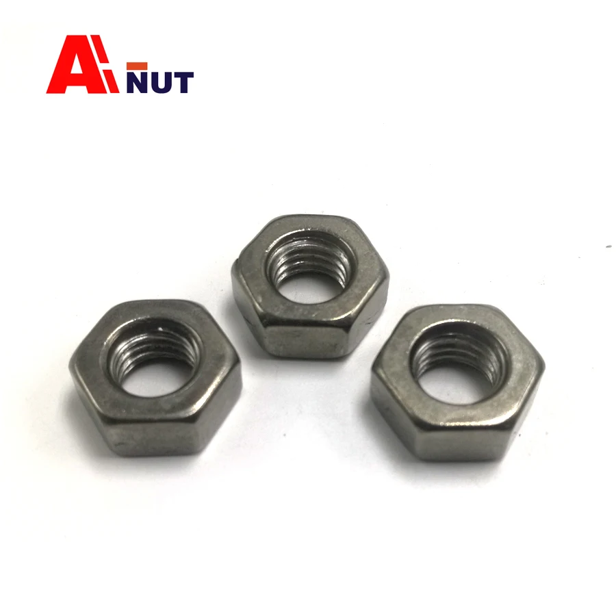 

m3-m20 titanium nut , lightweight GR2 Pure titanium nuts , DIY Titanium Repair Parts