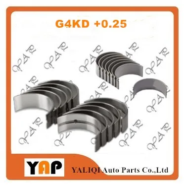 G4KD + 0 25 основной подшипник шатуна для fithyunbai SONATA ix35 KIA SPORTAGE (SL) 2.0L 2.4L L4 2004 2016|connecting