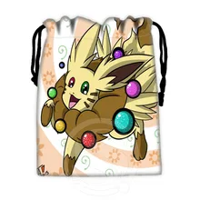 Изготовленные на заказ Eevee#7 высококачественные шнурки сумки для мобильных телефонов планшетных ПК упаковка подарок Bags18X22cm SQ00729-@ H0569