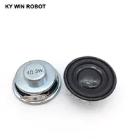 4r קוטר רמקול 4pcs / לוט איכות גבוהה רמקול הורן 3W 4R קוטר 4 ס"מ מיני מגבר גומי אטם חצוצרה רמקול (5)