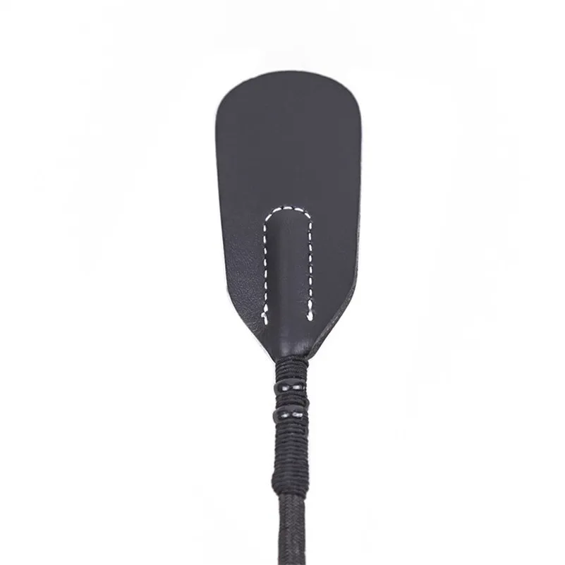 Morease Leather Horse Whip Butt Spanking Sexy Erotic Ass Flogger Flirt Fetish BDSM Slave Bondage Sex Toy for Couple Women
