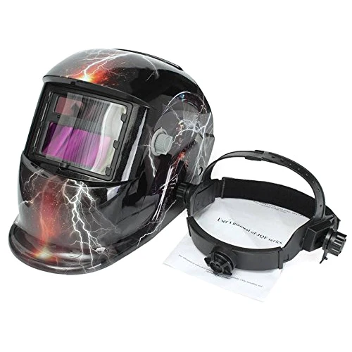 lightning skull Solar powered automatic welding mask