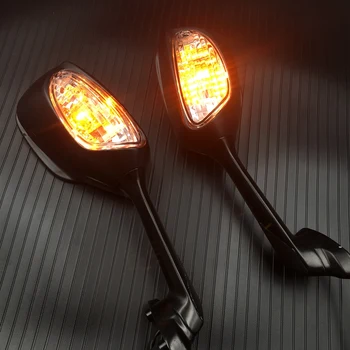 

Black Mirrors Smoke Turn Signals 2011 For Suzuki GSXR 600 750 1000 GSXR1000 2009-UP