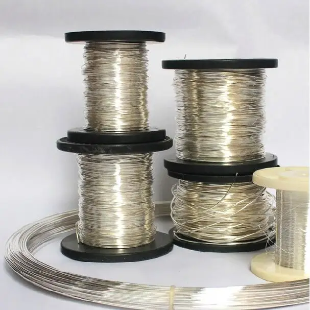 0.1mm x 10m Circular 999 sterling silver wire DIY silver fittings Wire