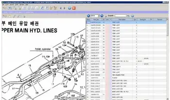 

Robex 2015 electronic spare parts catalog Cranes, Excavators for Hyundai