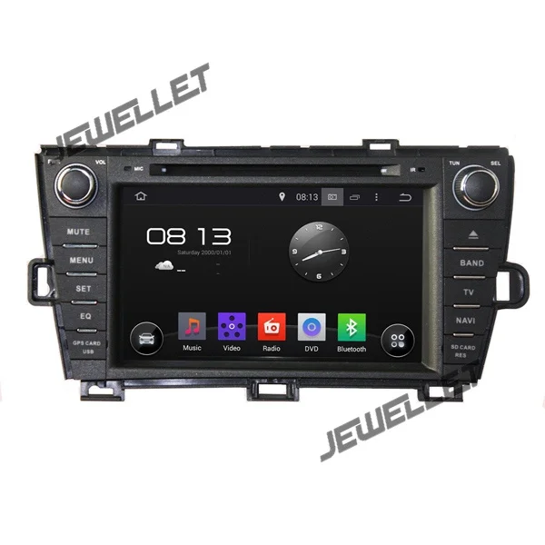 

Quad core 1024*600 HD screen Android 9.0 Car DVD GPS radio Navigation for Toyota Prius right Driving 2010-2015