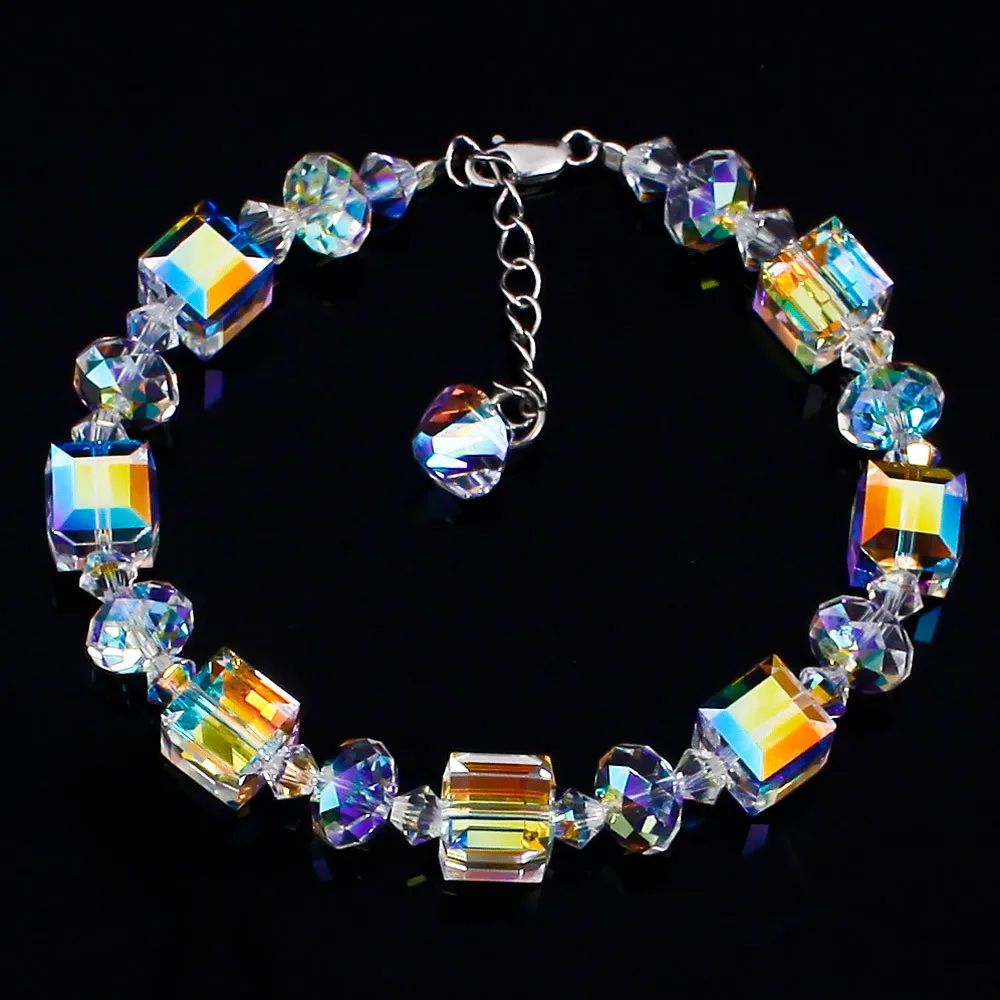 luxury famous brand fine costume jewelry AB color hand made austrian