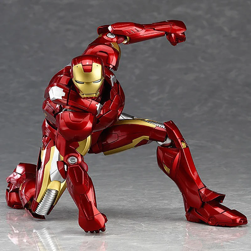 The Avengers 2 Action Figure Movable Iron Man Figma #217 Doll PVC Action Figure Collectible Model Toy 16cm KT3537