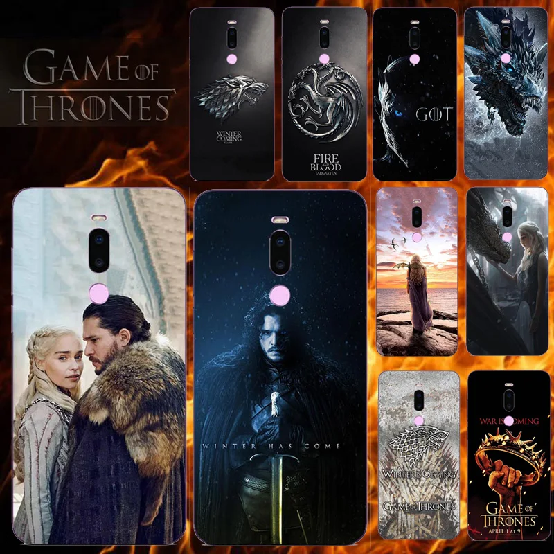 

Case for Meizu Note 8 Note8 Cover Printed Soft TPU Silicone Case for Meizu M8 Note Phone Back Cover Game Of Thrones