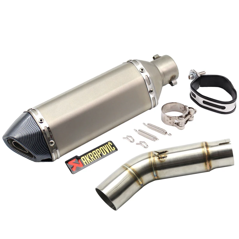 Arkapovic For GRS750 Motorcycle Exhaust Link Pipe Muffler Escape With DB Killer Motorbike Exhuast Full System in Stock