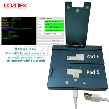 

Wozniak HDD Programming NAND Test rack programmer for ipad 5/6 Air 1/2 for Serial Number Wifi Bluetooth