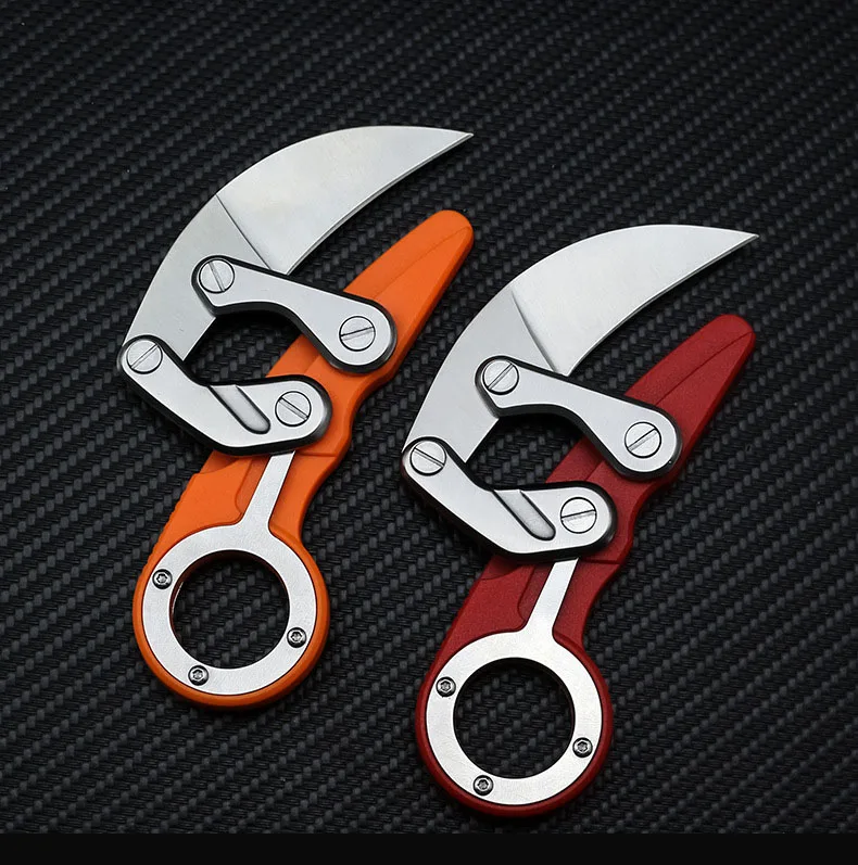 Открытый CS Morphing механический складной нож Karambit CS GO коготь лапа выживания кольцо Ножи карманные тактические инструменты мини EDC инструмент