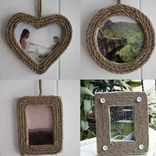 4 шт./лот дома фоторамки отделка стен в форме сердца круг формы рамы для картин домашнего декора висит кадров 1" x 1 шт. " x 3 шт
