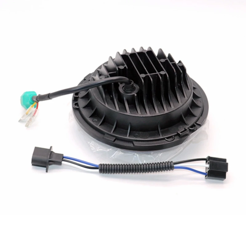  7 INCH H4 H/L Motorcycle LED Headlight with halo ring DRL angle eye For Motorcycle - 32637989025