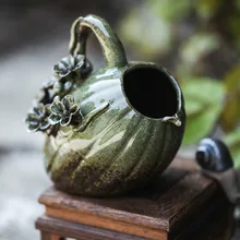 Керамическая ваза для цветов Ретро Стильные вазы европейский домашний декор цветочный горшок креативный фарфоровый горшок лучшие подарки