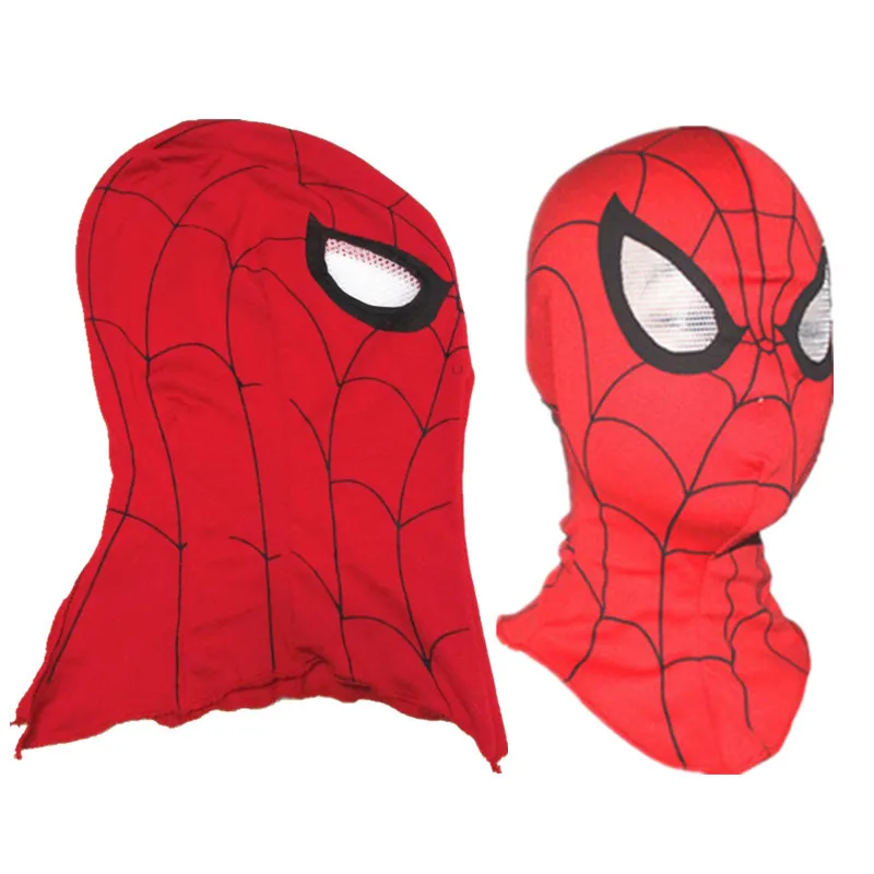 Máscara de Spider-Man caliente / Guantes de Spider-Man Cosplay universal  Halloween necesario Suministros para la fiesta Fiesta de los vengadores  Disfraces divertidos accesorios