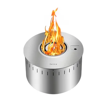 

550mm real fire wifi intelligent smart round bio ethanol burner