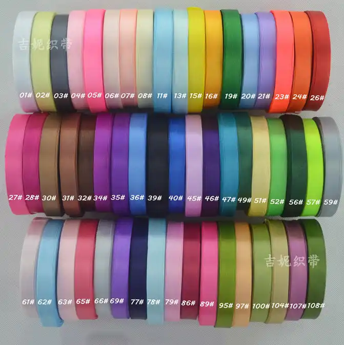 25 Yards Silk Satin Ribbon Wedding Party Wrap Decor FU DFUK