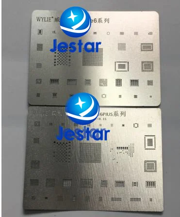 

2pcs/lot BGA reballing reball template stencil for iphone 6 6plus ic chips