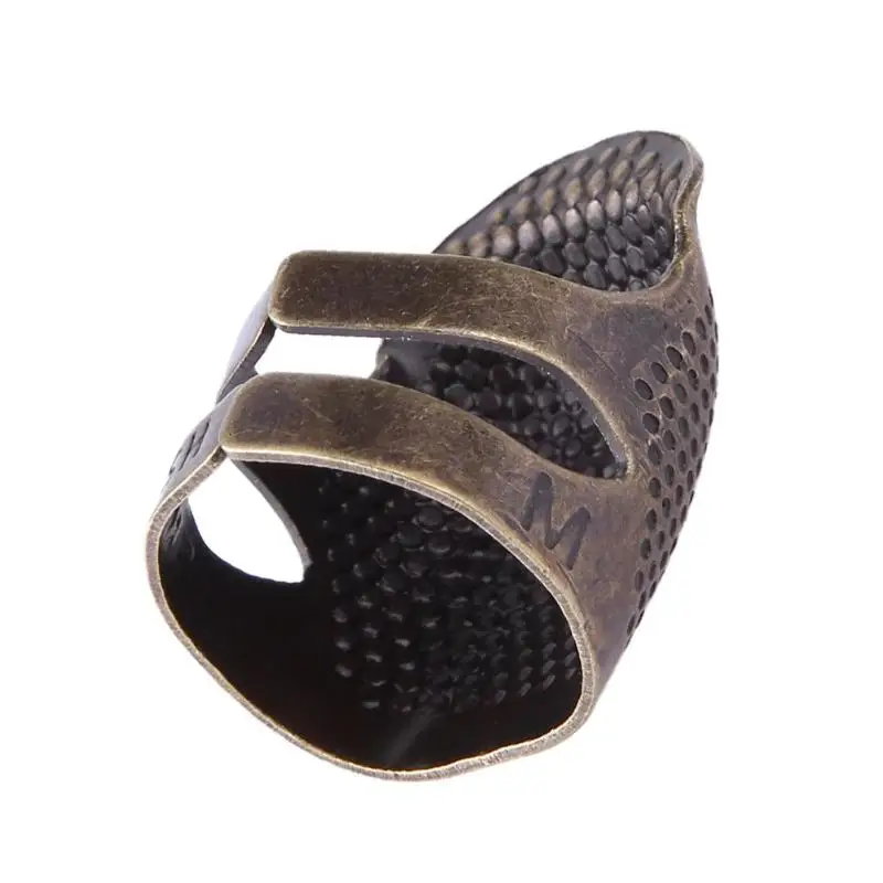 Ретро палец протектор металлическое кольцо-наперсток ручной работы иглы кольцо домашнее шитье инструменты для шитья и рукоделия аксессуары
