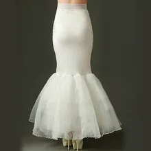 Горячая Распродажа, юбка Русалочки цвета слоновой кости без Hooop эластичный пояс свадебный кринолин Труба
