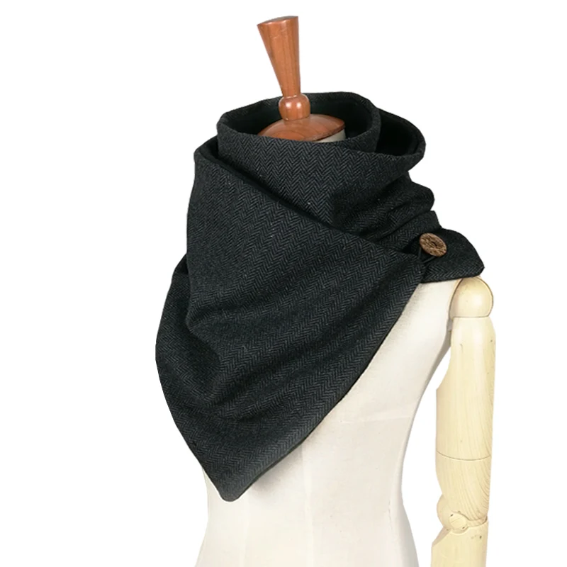 Leo anvi designer fashion winter scarf men wool cotton unisex