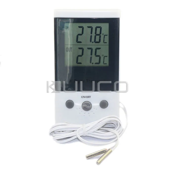 

Portable Temperature Meter -50~+70 Celsius Degree Dual Display Digital Tester Thermometer for cold storage /Refrigerator/Car etc