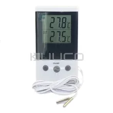 Portable Temperature Meter 50 70 Celsius Degree Dual Display Digital Tester Thermometer for cold storage Refrigerator