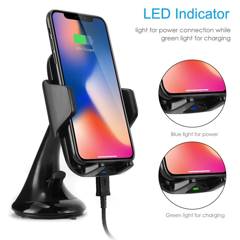 Hkhuibang зарядка для телефона 10W QI зарядное устройство iPhone X XR беспроводное держатель