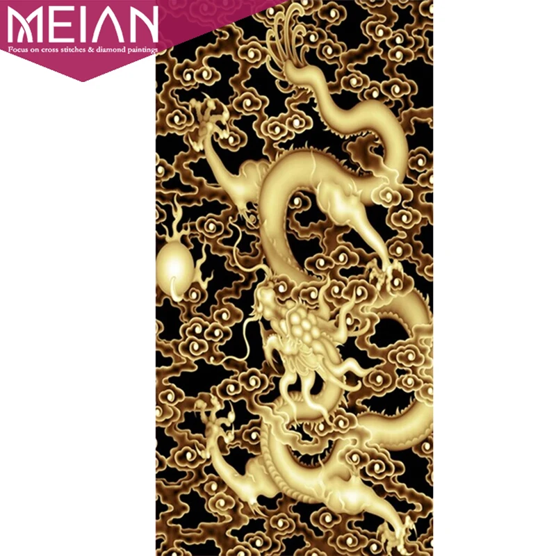 

Meian,Special Shaped,Diamond Embroidery,Animal"Dragon",Diamond Painting,Cross Stitch,3D,Diamond Mosaic,Home Diamant Decora Gift
