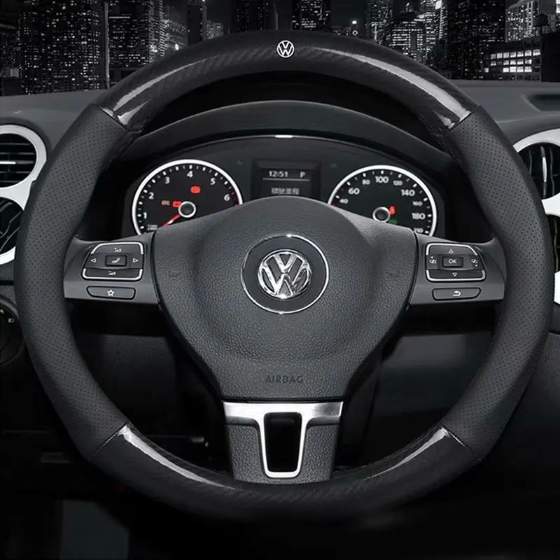 Чехол на руль автомобиля чехол для Volkswagen Vw Atlas/Teramont CrossGolf wagon AllTrack Touran Tiguan Sharan Suran 37