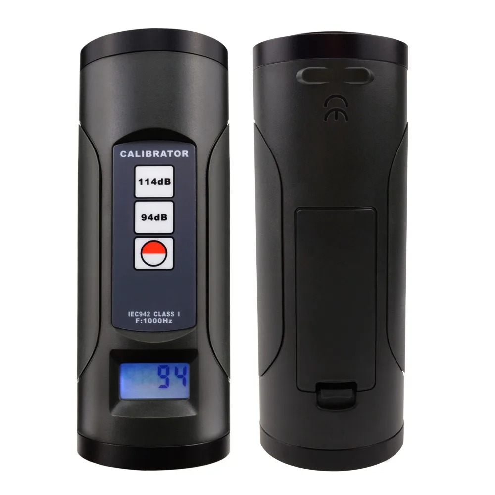 Цифровой измеритель уровня звука калибратор 94dB и 114dB для микрофона 1/2 &quotи 1&quot